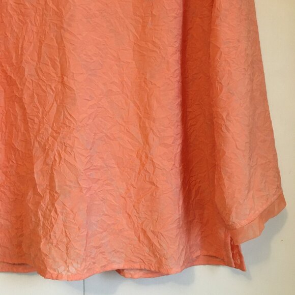 Vintage JH Collectibles Coral & Mother of Pearl Button Up Dress Shirt - Picture 10 of 16